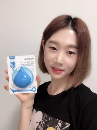 메디힐-바이오 캡슐인 드롭 마스크 3종 — 5점을 준 리뷰어가 2019년 4월 올린 사용 사진