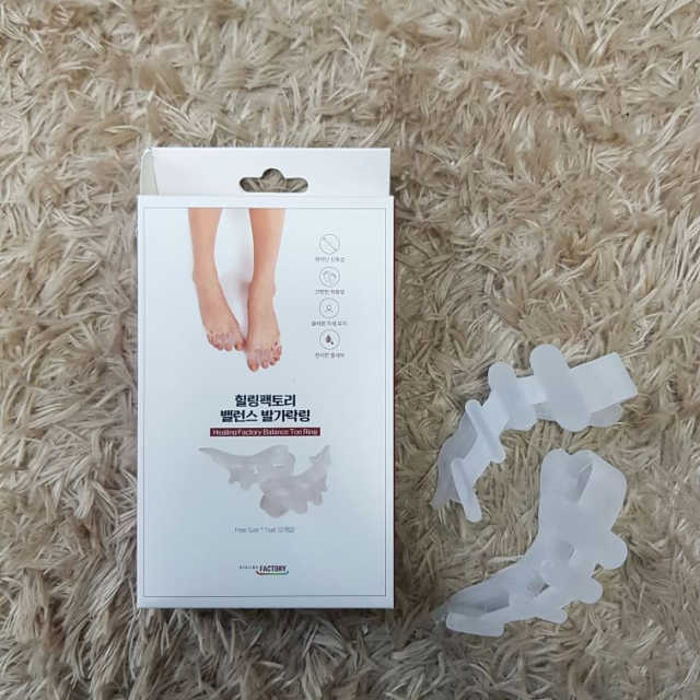힐링팩토리 밸런스 발가락링 발가락교정기 A1 리뷰 사진