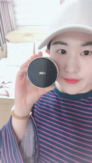 라임코스메틱 V 콜라겐 앰플 쿠션 — 5점을 준 리뷰어가 2020년 2월 올린 사용 사진
