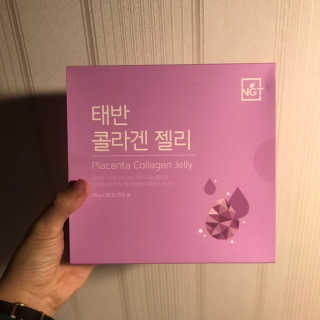 네츄럴굿띵스 태반 콜라겐 젤리 15포 — 4.83점을 준 리뷰어가 2018년 11월 올린 사용 사진