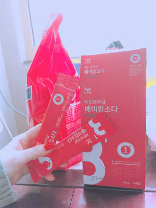 레인보우샵 올인원세탁세제,베이킹소다 스틱포6개입+세탁조클리너 — 4.67점을 준 리뷰어가 2018년 4월 올린 사용 사진