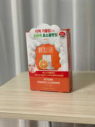 비알티씨 V10 파우더 클렌징 티백 2종 — 4점을 준 리뷰어가 2019년 2월 올린 사용 사진
