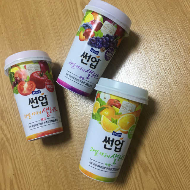 썬업 과일야채 샐러드 3종 리뷰 사진
