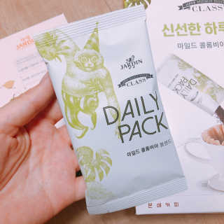 (주)쟈뎅 [쟈뎅] 클래스 신선한 하루 원두+여과지 SET — 5점을 준 리뷰어가 2019년 3월 올린 사용 사진