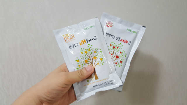 햇살담은 명품 사과즙10포 배도라지즙 10포 리뷰 사진