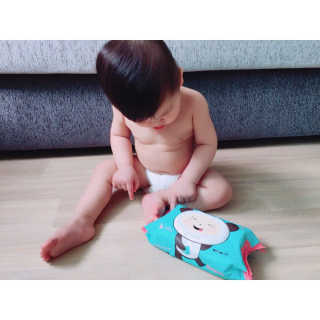 달곰이 물티슈 — 4점을 준 리뷰어가 2017년 8월 올린 사용 사진