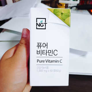 네츄럴굿띵스 퓨어 비타민C 30일분 — 5점을 준 리뷰어가 2018년 10월 올린 사용 사진
