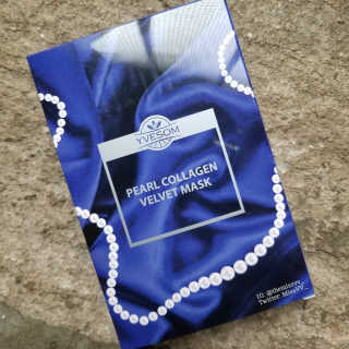 Pearl Collagen Velvet Mask 1 BOX by YVESOM — 5점을 준 리뷰어가 2019년 2월 올린 사용 사진