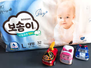 보솜이 리얼코튼 팬티형 — 5점을 준 리뷰어가 2019년 3월 올린 사용 사진