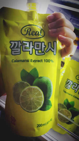 장수농가 리얼깔라만시 — 4.83점을 준 리뷰어가 2018년 4월 올린 사용 사진