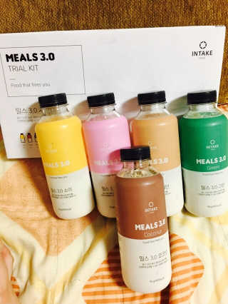 인테이크 밀스 3.0 Trial Kit(보틀형 5종) — 5점을 준 리뷰어가 2017년 4월 올린 사용 사진
