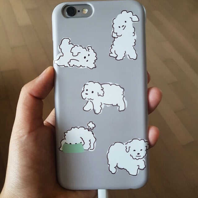 poodle , shell case 리뷰 사진