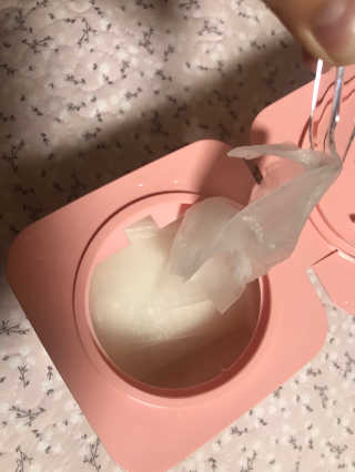 메이베나 1일 1팩 뽑아쓰는 마스크팩 — 5점을 준 리뷰어가 2019년 2월 올린 사용 사진