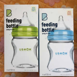유비맘 신생아젖병 120ml 트리플팩_ 젖꼭지 포함 — 3.5점을 준 리뷰어가 2020년 3월 올린 사용 사진