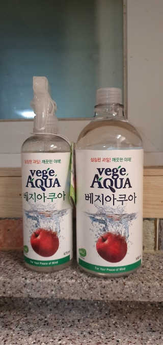 베지아쿠아 475ml + 리필 1000ml 1Set — 5점을 준 리뷰어가 2019년 10월 올린 사용 사진