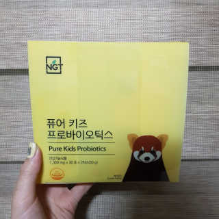 네츄럴굿띵스 퓨어 키즈 프로바이오틱스 60포 — 4점을 준 리뷰어가 2019년 5월 올린 사용 사진