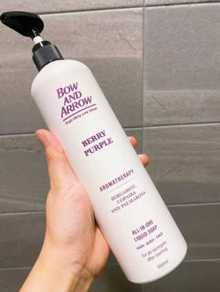 보우앤애로우 아로마 올인원 리퀴드 솝 - 베리 퍼플 500ml — 4점을 준 리뷰어가 2020년 1월 올린 사용 사진
