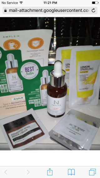 앰플엔 AMPLEN VC SHOT AMPOULE — 1점을 준 리뷰어가 2019년 8월 올린 사용 사진