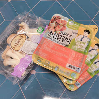 뜰아채유통 춘천닭갈비덮밥소스와 머쉬마루 버섯 — 4점을 준 리뷰어가 2018년 12월 올린 사용 사진