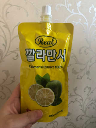 장수농가 리얼깔라만시 — 5점을 준 리뷰어가 2018년 4월 올린 사용 사진