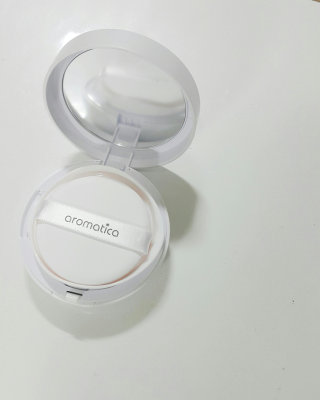 아로마티카 내추럴 틴티드 썬 커버 쿠션 SPF 30/PA++ — 4점을 준 리뷰어가 2016년 7월 올린 사용 사진