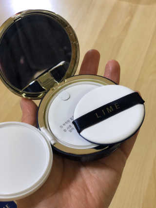 라임코스메틱 V 콜라겐 앰플 쿠션 — 4점을 준 리뷰어가 2019년 12월 올린 사용 사진