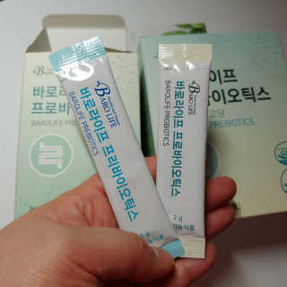 [바로푸드]프로바이오틱스 1박스+프리바이오틱스1박스 — 5점을 준 리뷰어가 2019년 6월 올린 사용 사진