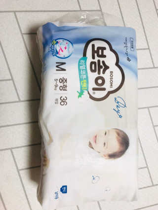 보솜이 리얼코튼 팬티형 — 5점을 준 리뷰어가 2019년 3월 올린 사용 사진
