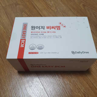 데일리드리 원이지비씨엠 — 5점을 준 리뷰어가 2019년 8월 올린 사용 사진