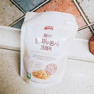 BASSAK 바삭 유기농 현미 누룽지 크래커 3종 — 5점을 준 리뷰어가 2019년 8월 올린 사용 사진