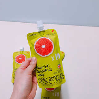 푸드마스터그룹 레모나 비타민C 곤약젤리 2종 — 5점을 준 리뷰어가 2019년 3월 올린 사용 사진