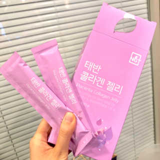 네츄럴굿띵스 태반 콜라겐 젤리 15포 — 4.5점을 준 리뷰어가 2019년 6월 올린 사용 사진