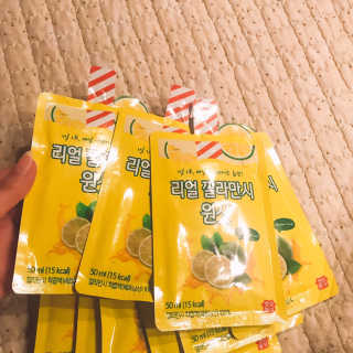 장수농가 리얼깔라만시 원샷 50ml 10팩+보틀 — 5점을 준 리뷰어가 2019년 5월 올린 사용 사진