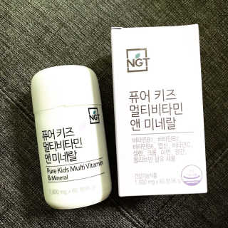 네츄럴굿띵스 퓨어 키즈 멀티비타민 앤 미네랄 30일분 — 4.33점을 준 리뷰어가 2018년 4월 올린 사용 사진