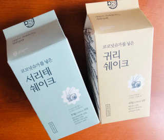 [착한습관]건강한 한끼, 귀리 쉐이크와 서리태 쉐이크 — 5점을 준 리뷰어가 2019년 7월 올린 사용 사진