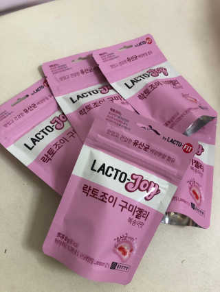 락토조이 구미젤리 복숭아맛 — 5점을 준 리뷰어가 2019년 6월 올린 사용 사진