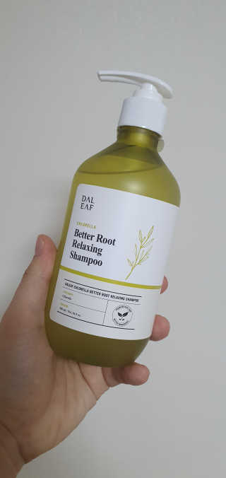 달리프 클로렐라 베러 루트 릴렉싱 샴푸 500ml — 5점을 준 리뷰어가 2020년 2월 올린 사용 사진