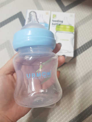 유비맘 신생아젖병 120ml 트리플팩_ 젖꼭지 포함 — 5점을 준 리뷰어가 2020년 2월 올린 사용 사진