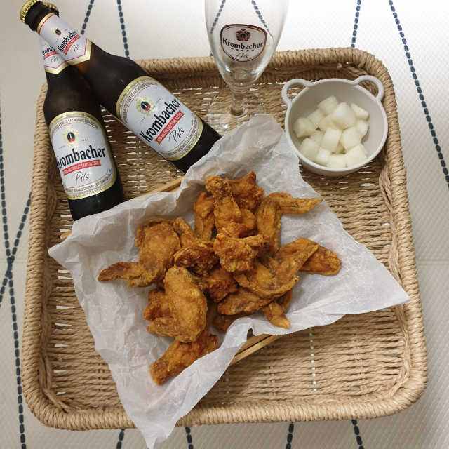 [치킨마루]-  빠사칸윙봉현미 + 콜라 500ml 리뷰 사진