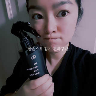 PEACE MOMENT 피스모먼트 인세컨즈포키친 320mL 천연살균소독제 — 5점을 준 리뷰어가 2019년 2월 올린 사용 사진