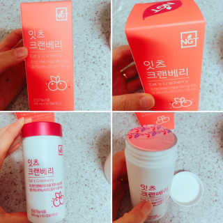 네츄럴굿띵스 잇츠 크랜베리 1병 30일분 — 5점을 준 리뷰어가 2019년 10월 올린 사용 사진