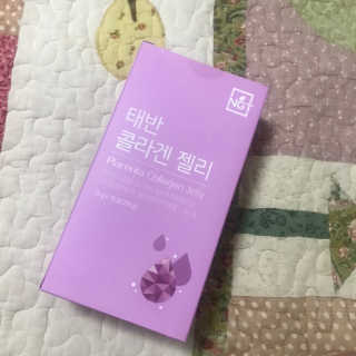 네츄럴굿띵스 태반 콜라겐 젤리 15포 — 5점을 준 리뷰어가 2019년 6월 올린 사용 사진