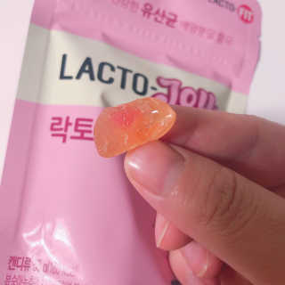 락토조이 구미젤리 복숭아맛 — 5점을 준 리뷰어가 2019년 10월 올린 사용 사진