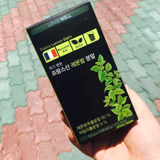 로하스웰 프랑스산 레몬밤 분말 — 2.33점을 준 리뷰어가 2018년 6월 올린 사용 사진