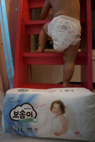 보솜이 리얼코튼 팬티형 — 5점을 준 리뷰어가 2019년 3월 올린 사용 사진