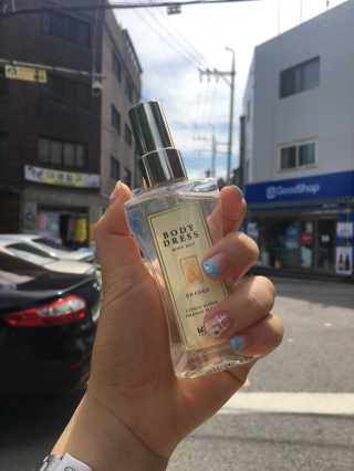 키스뉴욕 바디드레스 바디미스트 오랑쥬 — 5점을 준 리뷰어가 2018년 7월 올린 사용 사진