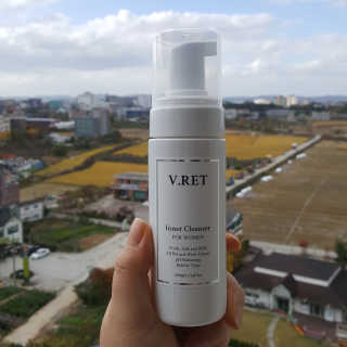 V.RET 브이렛 여성청결제 — 5점을 준 리뷰어가 2018년 10월 올린 사용 사진