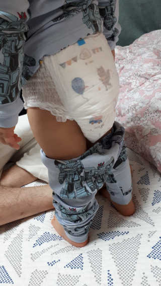 보솜이 액션핏 팬티형 — 5점을 준 리뷰어가 2019년 3월 올린 사용 사진
