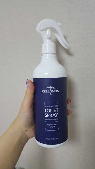셀로몬 토일렛 스프레이 500ml — 3.33점을 준 리뷰어가 2018년 5월 올린 사용 사진
