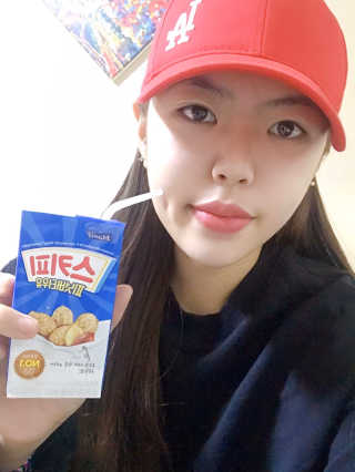 스키피피넛우유 스키피 피넛버터우유 — 4.5점을 준 리뷰어가 2019년 11월 올린 사용 사진